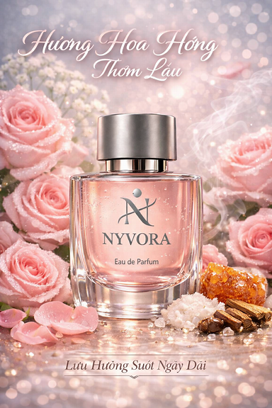 Nước hoa mùi hoa hồng