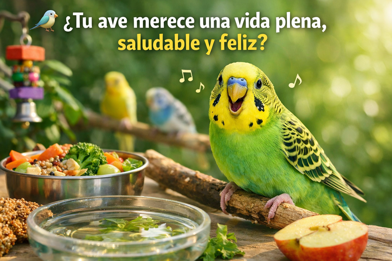 🐦 ¿Tu ave merece una vida plena, saludable y feliz?