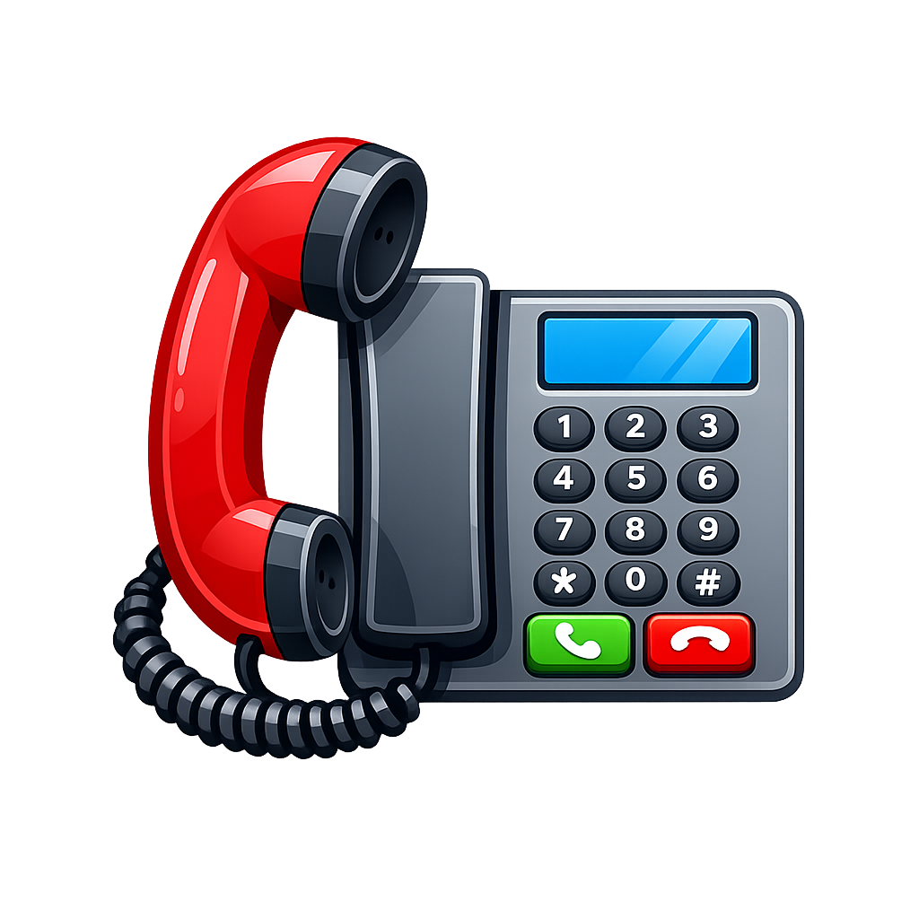 icono teléfono fijo