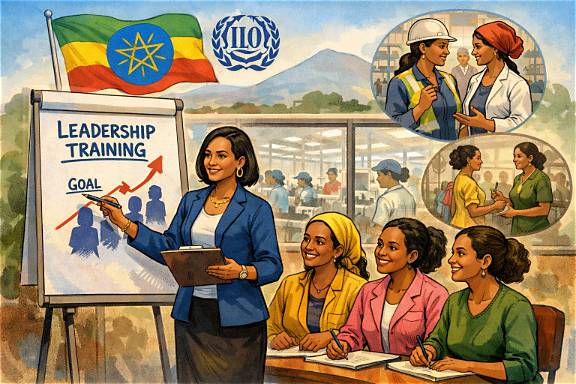 ILO training strengthens pathways for women workers to lead in Ethiopia’s garment, textile and leather factories