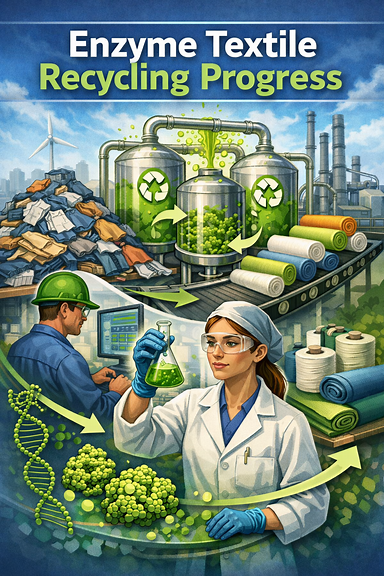 Albany and Cyclezyme advance textile recycling project