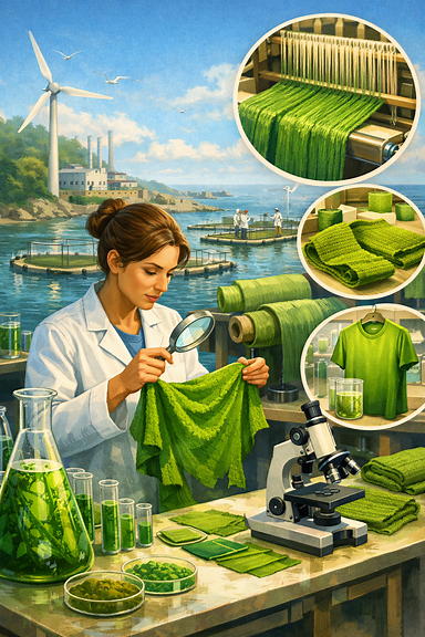 EU researchers aim to scale algae-based textile innovation
