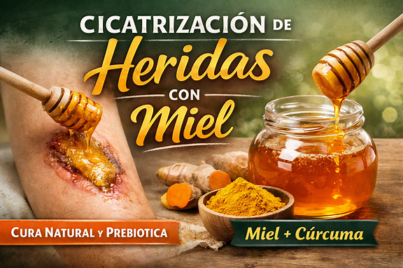 Miniatura cicatrización con miel