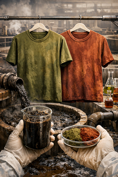 Scientists create textile dyes from wastewater sludge