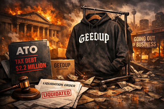 Streetwear brand Geedup enters liquidation after ATO secures winding-up order