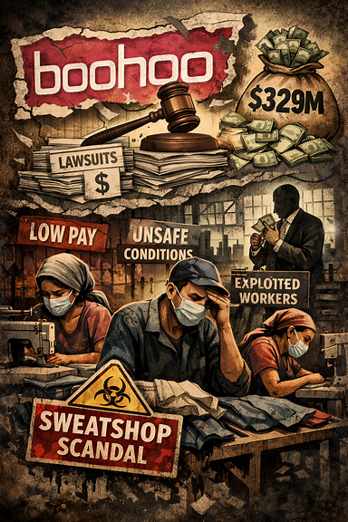 Boohoo legal claims over sweatshop scandal rise to $329m